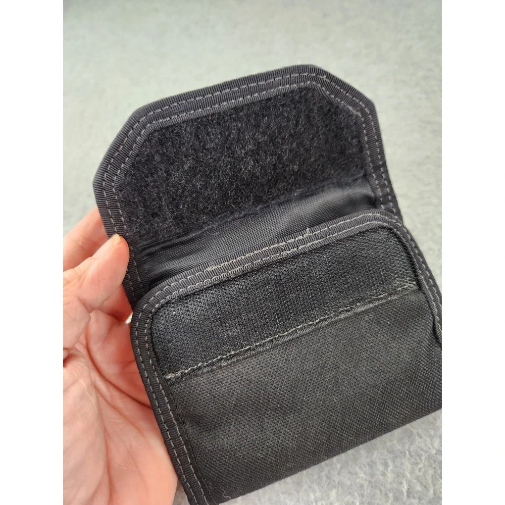 Maxpedition C.M.C. Wallet 0253B Black Hook Loop Tough Nylon Dollar Bills Holder